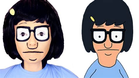 Tina (Bob's Burgers) Easy Costume Makeup - YouTube