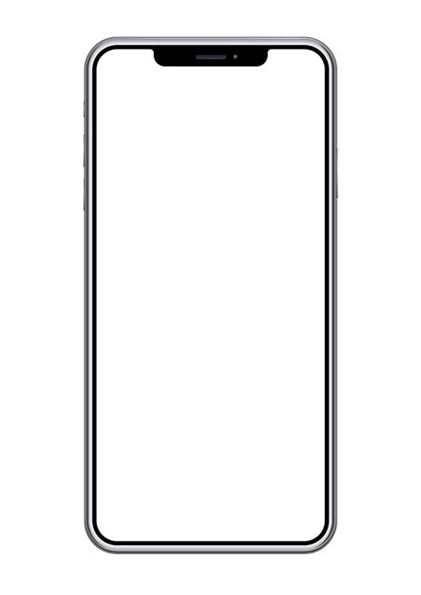 Smartphone with a blank screen isolated on a white background. - Download Free Vectors, Clipart ...