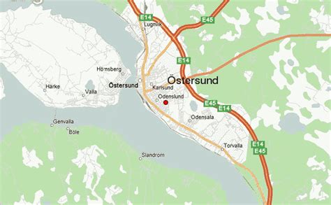 Ostersund Sweden Map - ToursMaps.com