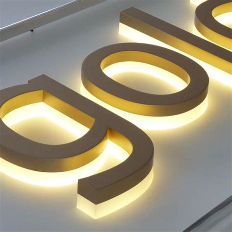 Signage for Wall Business, Custom Illuminated Sign Logo, Custom Business Sign, 3D Logo Sign ...