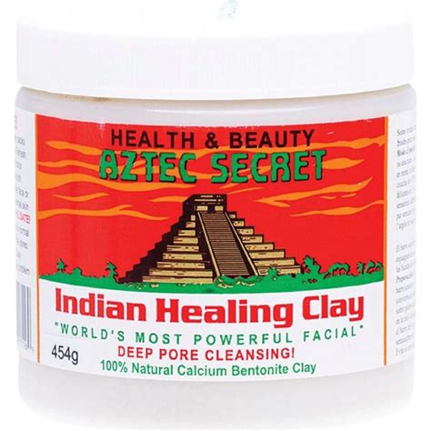 Aztec Secret 100% Natural Calcium Bentonite Clay Facial Clay 454g ...