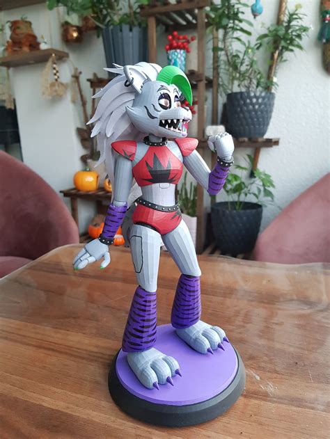 Fnaf Roxanne Wolf Printed Figure 25cm - Etsy UK