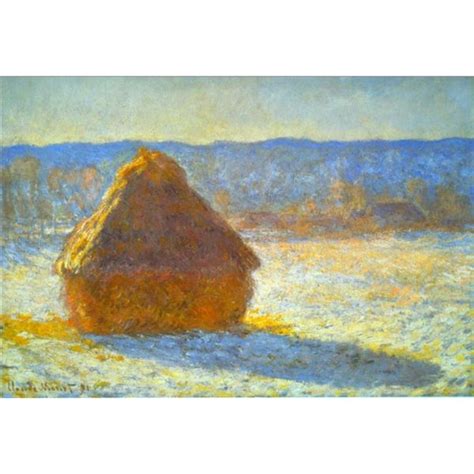 Claude Monet - Haystacks in Snow