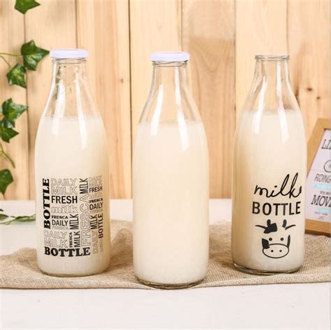 1000 ml milk/ Juice/ Water Glass Bottle 43 mm Lug Neck - Ajanta Bottle ...