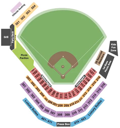 Altoona Curve Stadium Seating Chart