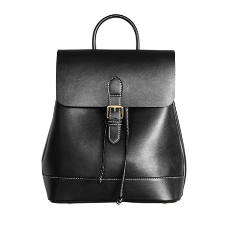 Womens Black Leather Backpack Purse Cute Backpacks for Women – igemstonejewelry