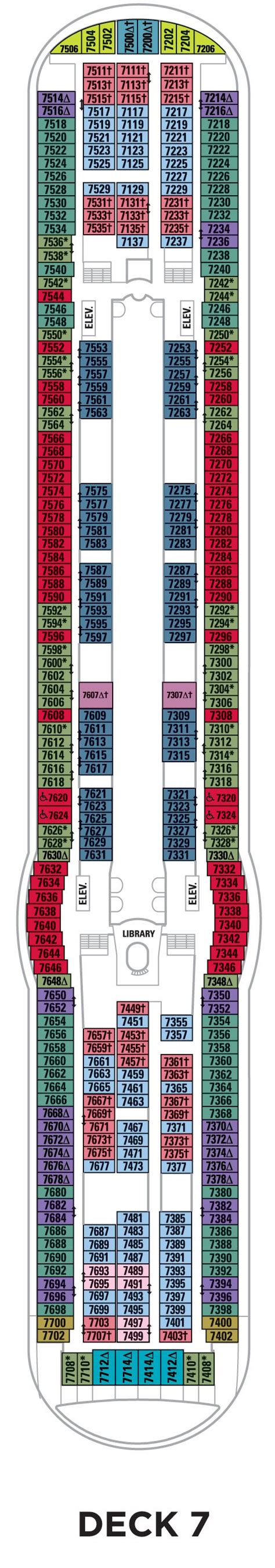 Deck 7 - Liberty of the Seas Deck Plans | Royal Caribbean Blog