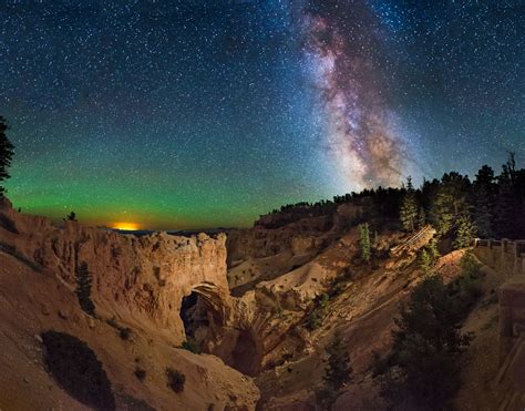 Natural Bridge at Night