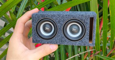 DIY Mini Subwoofer: Custom Dual Mini Subwoofer in L-Ported Box Design