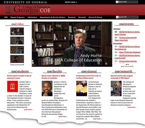 Education launches redesigned website - UGA Today