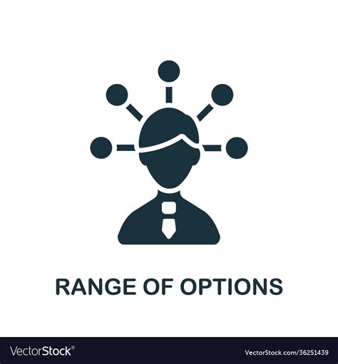 Range options icon simple element from Royalty Free Vector