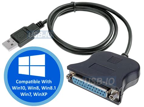 Hi-Speed USB To DB25 Parallel Port Printer Adapter Cable