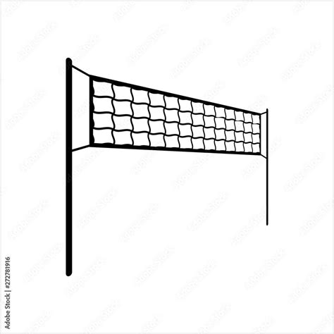 Volleyball Net, Sport Net, Stock Vector | Adobe Stock