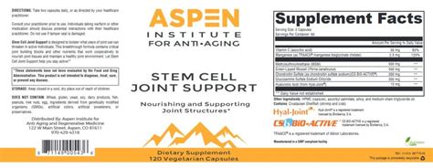 Stem Cell Joint Support | Aspen Regenerative Medicine Products