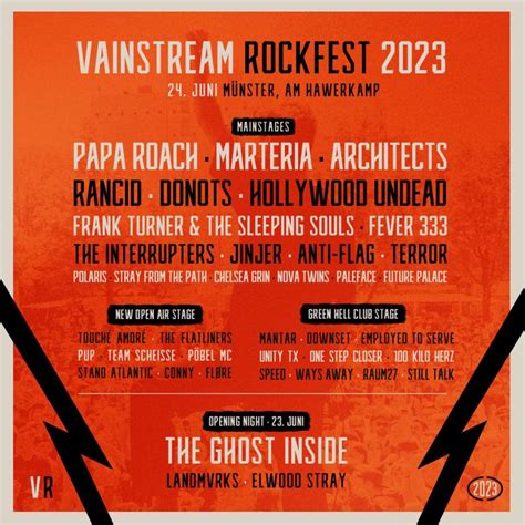 Vainstream RockFest 2023 - 24/06/2023 - Münster - Am Hawerkamp - Germany