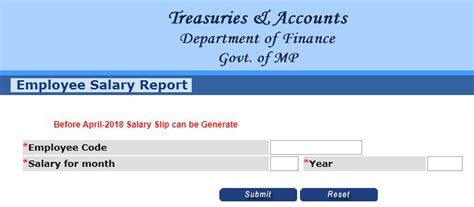 MP Treasury Pay Slip 2023 IFMS Salary Slip, Login @mptreasury.org