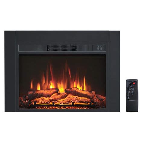 Edendirect 28 in. Ventless Electric Fireplace Insert, Remote Control ...