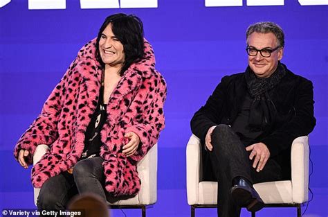 Noel Fielding cuts a quirky figure in a pink faux fur jacket at Q&A for his new series The ...