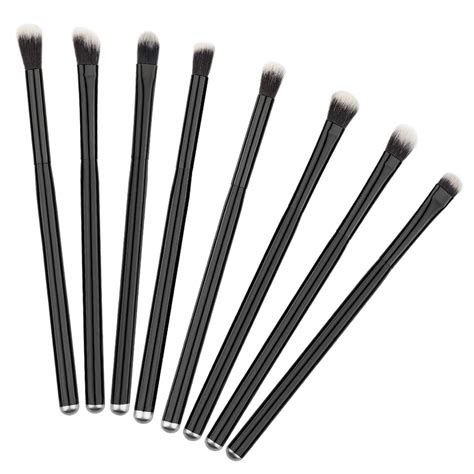 Professional 8Pcs Eye Makeup Brushes Set Cosmetic Eyeshadow Eyeliner Eyebrow Blush Powder ...