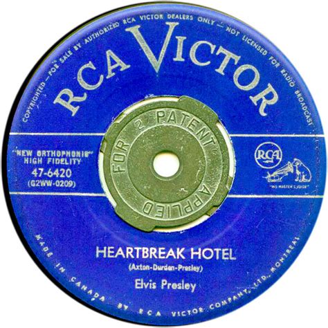 Elvis Presley - Heartbreak Hotel (1956, Vinyl) | Discogs