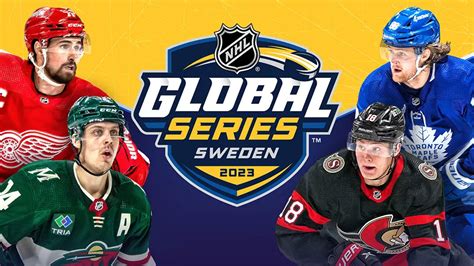 Wings, Wild, Senators and Leafs Headline 2023 NHL Global Series