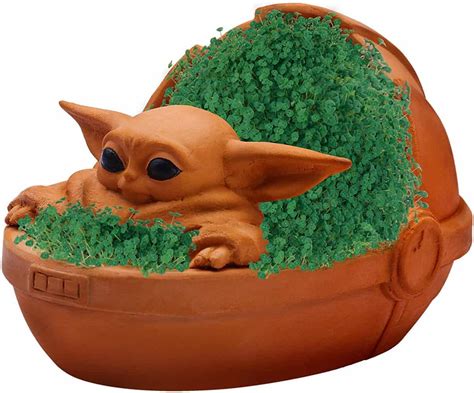 The Child (aka "Baby Yoda") Chia Pet on Amazon! • DisneyTips.com