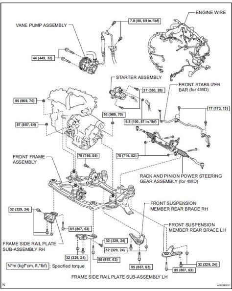 Toyota Sienna Service Manual: Engine assembly - 2Gr-fe engine control ...