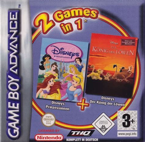 2 Games in 1: Disney Princess + Disney's The Lion King (2004) - MobyGames