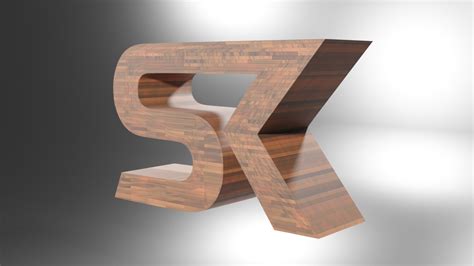 SK Logo Design | CGTrader