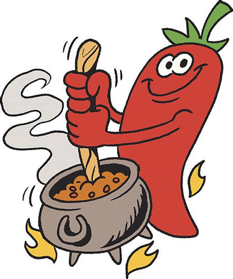 Royalty Free Chili Pepper Chili Chef Cartoon Clip Art, Vector Images ...