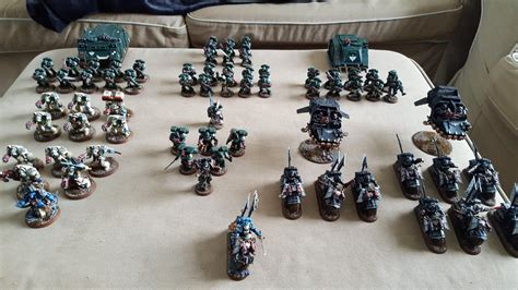 Dark Angels army ready for 8th : Warhammer40k