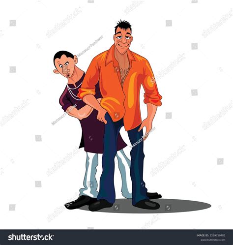 Munna Bhai Circuit Cartoon Vector Illustration Stock Vector (Royalty ...