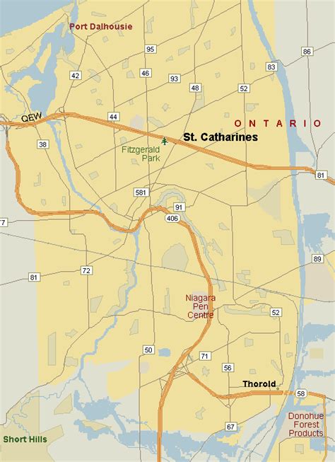 Saint Catharines Map (Region), Ontario - Listings Canada