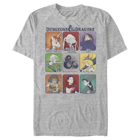 Dungeons & Dragons - Dungeons & Dragons Men's Cartoon Character Panels ...