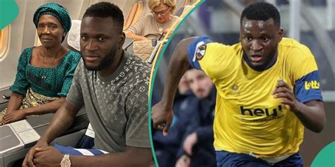 Super Eagles Footballer Victor Boniface Flies Grandma to Germany to ...