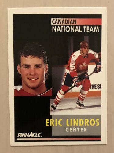 Eric Lindros #365 Prices | 1991 Pinnacle | Hockey Cards