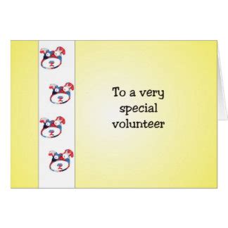 Volunteer Appreciation Cards | Zazzle