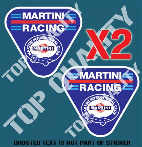 MARTINI RACING DECAL STICKER - Auto Tattoo Grafix