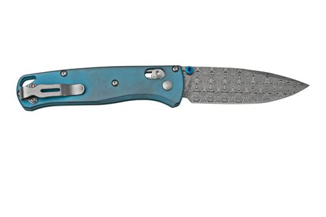 Benchmade Bugout 5th Anniversary 2022 535-2204 Blue Damasteel, pocket ...