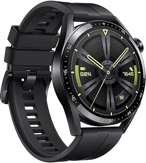 HUAWEI WATCH GT 3 46 mm Smartwatch, Durable Battery Life, All-Day SpO2 Monitoring,Bluetooth ...