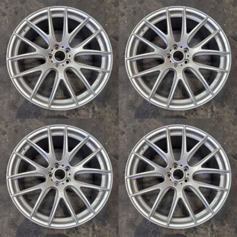 SET of 4 NEW BMW X5 X6 22" High Performance Rims Hyper Silver – AllOEMRims.com