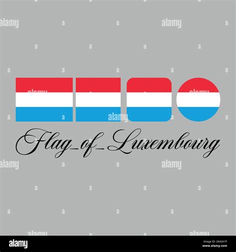 Flag of Luxembourg Stock Vector Image & Art - Alamy