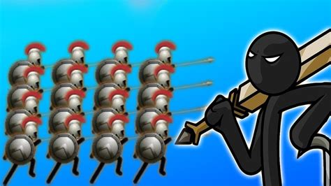 Stick War 2 - Spearton Army Vs Swordwrath - YouTube