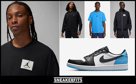 How to Style Air Jordan 1 Low OG UNC with Shirts and Outfits