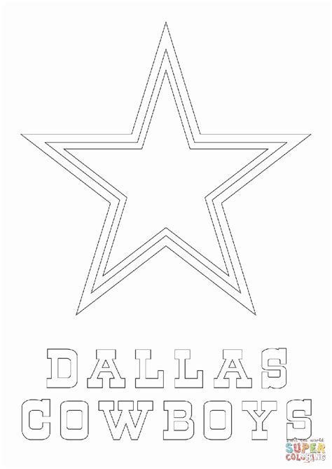 Dallas Cowboys Coloring Page - Coloring Home