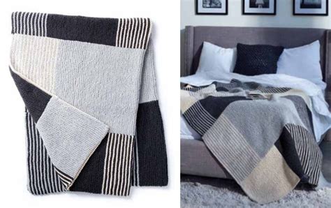 Essential Stripes Knitted Blanket [FREE Pattern + Video Tutorial]