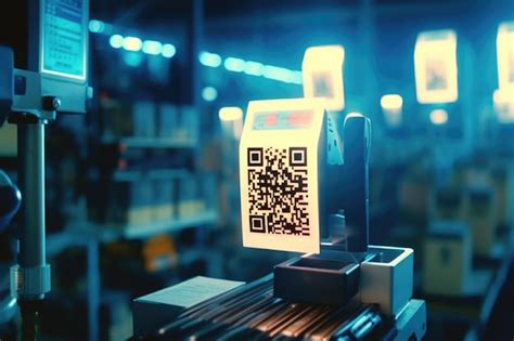 Premium Photo | A QR code scanner placed on a conveyor belt Ideal for illustrating automated ...