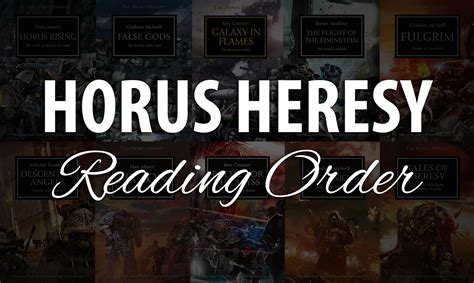 Complete Horus Heresy Reading Order | 100+ Warhammer Books in Order