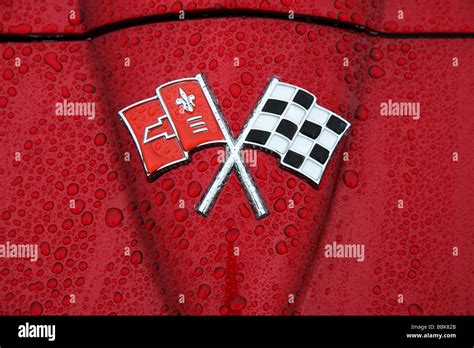 Chevy, Corvette, Hood, Emblem Stock Photo - Alamy