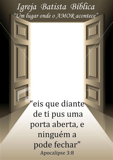 Igreja Batista Bíblica - Cesário Alvim: Portas Abertas